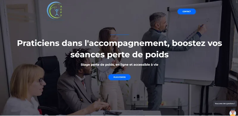 Site web formation Programme AGP - Digital-web33